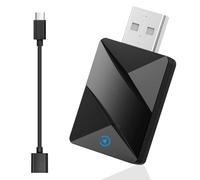 Liwankaqi Adaptador inalámbrico Carplay, adaptador Carplay con 2. 4G + 5GWiFi y Bluetooth 5.0 Garantizar Android Auto Wireless Adapter Compatible con el 99% de los vehículos en el mercado