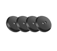 liwei Store 4 discos de elevación para gato compatibles con Porsche 944, 964, 993, 996, 997 y 911. Adaptador de aluminio para gato (1997-2023, compatible con Corvette C5, C6, C7 y C8).(Black)