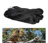 Liwein Red Antipajaros(5x10 m),Malla Antipajaros Negro,Redes de Entramado,Malla Protectora de Balcón contra Aves y Hojas,Red Antipajaros para Cubrir Estanques(25x25mm) Malla Antipajaros