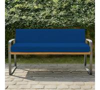 LIWEIREN Cojín para Banco 35 x 92 cm Suave, Lavable Cojín Grueso Uso Interior y Exterior para Cocina, Jardín, Terraza y Más, Azul