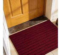 LIWEIREN Tapete de Bienvenida 55 x 135 cm para Una Entrada Limpia Alfombrilla de Entrada Exterior e Interior para Puerta Interior y Exterior, Pasillo, Rojo