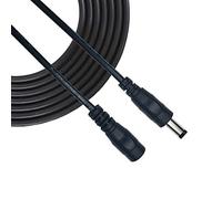Liwinting 10m Cable de Extensión 2.5mm x 5.5mm Plug DC Macho a Hembra Conector para Adaptador de Corriente, LED, Cámara CCTV Potencia, Coche, Monitores y Más, Flexible - Negro