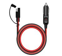 Liwinting SAE a Cable de Enchufe de Encendedor de Cigarrillos 14AWG Encendedor de Cigarrillos Macho a SAE 2pines Adaptador de Enchufe de Liberación Rápida Cable de Cargador de Extensión 3m/9.84ft