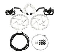 Lixa-da Bicicleta de MTB Disco Izquierda Kit de Freno de Mano Palanca de Freno Cambio de Cable Cambio de Giro de Alambre Interior Conjunto