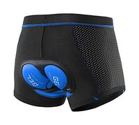 Lixa-da Cycling Shorts Pantalones Cortos de Silicona Ropa Interior Transpirable para Ciclismo con 5D Gel Acolchado MTB Unisexo