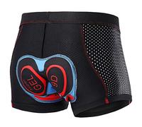 Lixa-da Cycling Shorts Pantalones Cortos de Silicona Ropa Interior Transpirable para Ciclismo con 5D Gel Acolchado MTB Unisexo