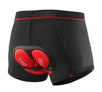 Lixa-da Cycling Shorts Pantalones Cortos de Silicona Ropa Interior Transpirable para Ciclismo con 5D Gel Acolchado MTB Unisexo