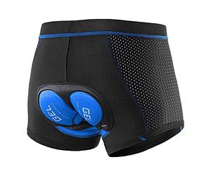 Lixa-da Cycling Shorts Pantalones Cortos de Silicona Ropa Interior Transpirable para Ciclismo con 5D Gel Acolchado MTB Unisexo