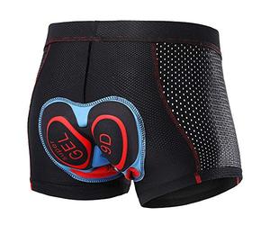 Lixa-da Cycling Shorts Pantalones Cortos de Silicona Ropa Interior Transpirable para Ciclismo con 5D Gel Acolchado MTB Unisexo