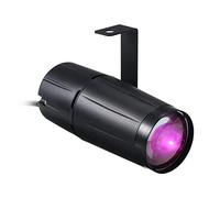 lixada 10 W LED Pinspot Negro luz, único Haz de luz Luces de Discoteca, Aparato de iluminación para el día de Navidad decoración del hogar Bar Club Pub DJ Show Concert/Mood Lights