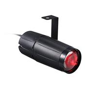 Lixada 10W Foco LED de Escena Pinspot Bola de Espejos Mini Portátil para Discoteca, Estroboscópica de DJ por Voz, Efecto de Luz para Hogar, Fiesta, Club (1 pc)