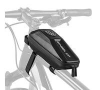 Lixada 2L Bolsa de Bicicleta Impermeable Bolsa Colgada para Tubo Delantero Bicicleta Eva Hard Shell para MTB Bicicleta de Carretera, 2L