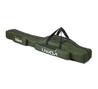 Lixada 3 Capas Bolsa de Pesca de con Correa para el Hombro 90 cm / 120 cm / 150 cm Estuche para Caña de Pescar Plegable Portátil Bolsa de Carrete de Caña Duradera Resistente al Desgarro