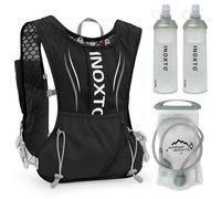 Lixada 5L Mochila de Hidratación para Senderismo con 1 * 1.5vejiga de Agua y 2 * 450ML Botellas de Agua Blandas Mochilas Hidratación para Al Aire Libre Ciclismo Camping Senderismo Alpinismo