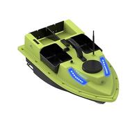 Lixada Barco de Cebo GPS RC 500M Control Remoto inalámbrico Cebo de Pesca Barco alimentador de Pesca Barco con 4 contenedores de Cebo 2KG de Carga