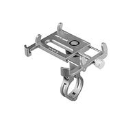 Lixada Bicicleta Teléfono Titular 360 Grado Giratorio Longitud Ajustable de Aluminio Manillar de Bicicleta de Montaje (Titanio)