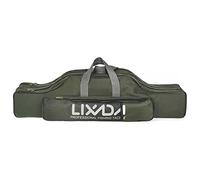 Lixada Bolsa de Pesca Plegable Portátil Caña de Pescar Bolsa de Carrete de Pesca Polo Gear Tackle Bolsa de Viaje