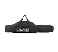 Lixada Bolsa de pesca portátil plegable para caña de pescar, 100 cm, 130 cm, bolsa de transporte para caña de pescar, bolsa de almacenamiento