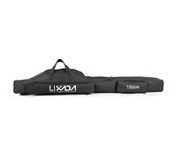 Lixada Bolsa de pesca portátil plegable para caña de pescar, 100 cm, 130 cm, bolsa de transporte para caña de pescar, bolsa de almacenamiento
