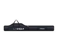 Lixada Bolsa de pesca portátil plegable para caña de pescar, 100 cm, 130 cm, bolsa de transporte para caña de pescar, bolsa de almacenamiento