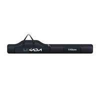 Lixada Bolsa de pesca portátil plegable para caña de pescar, 100 cm, 130 cm, bolsa de transporte para caña de pescar, bolsa de almacenamiento