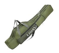 Lixada Bolsa de pesca portátil plegable para caña de pescar, 100 cm, 130 cm, bolsa de transporte para caña de pescar, bolsa de almacenamiento