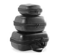 Lixada - Bolsa para Carrete de Pesca Resistente a los Golpes y Resistente al Agua, Accesorio de Pesca, maletín de Almacenamiento para carretes de Pesca, Negro, L