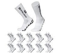Lixada Calcetines de fútbol para hombre y niño, unisex, calcetines de compresión, calcetines deportivos, antideslizantes, de secado rápido, para fútbol, baloncesto, maratones, 10 pares (39-46)