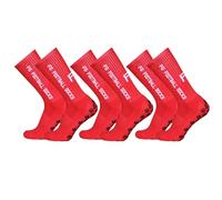 Lixada Calcetines de fútbol para niños y hombres, unisex, para deportes al aire libre, para correr, elásticos, deportivos, con asas, 3/6 pares (39-46)