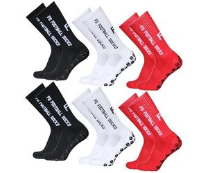 Lixada Calcetines Fútbol, Deportivos Antideslizantes, Calcetines Running Hombre, Calcetines Deportivos de de Compresión Transpirables para Ciclismo, Baloncesto, Correr, Yoga, Escalada…