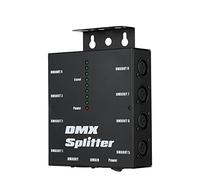 Lixada DMX512 óptico Splitter Actúa como DMX512 Distribución para iluminación de escenarios, 8 Canales Salidas Independientes, Aviones tamaño: 12.8 * 4.3 * 17.2 cm.'