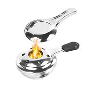 Lixada Estufas de alcohol para acampar de acero inoxidable portátil Estufa Portátil Quemador de picnic BBQ Estofado de queso Hornos de alcohol Cocinar al aire libre Horno de queso para el hogar