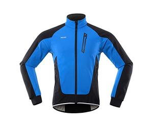 Lixada Hombres Ciclismo Chaqueta Impermeable a prueba de viento Térmico Polar Bicicletas Jersey MTB Ciclismo Equitación Correr Otoño Invierno Chaqueta Abrigo Adecuado para Ciclismo Correr Montañismo