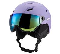 Lixada Juego de casco de esquí con gafas, casco de snowboard para hombres y mujeres jóvenes