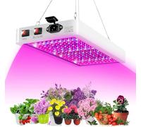 Lixada Lámpara para Plantas 80W (216 LEDs), Lámpara de Crecimiento de Plantas de Espectro Completo, Espectro Completo Impermeable, para Ipara Semillas, Flores, Invernaderos y Jardinería de Interior