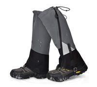 Lixada Legging Gaiter Calentadores de piernas para Viajes al Aire Libre Senderismo Esquí Cubierta Impermeable para Zapatos de Invierno Botas Protección para pies para turistas