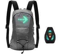 Lixada Mochila con Luz Señal LED Inalámbrico Indicador de Dirección USB Recargable