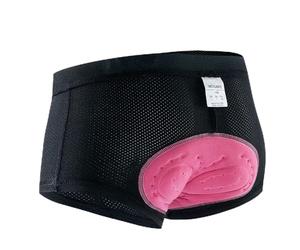 Lixada Ropa Interior de Ciclismo para Mujer, Malla Transpirable Acolchada con Gel 3D, Ropa Interior para Montar en Bicicleta MTB, Pantalones Cortos