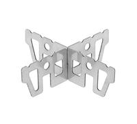 Lixada Soporte de Titanio de Hornillo, Soporte en Forma de Cruz para Camping, Estante de Estufa para Acampadas y Actividades al Aire Libre