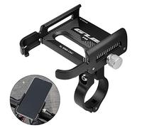Lixada Soporte Movil Bicicleta 360° Grados Soporte de Teléfono de Aleación de Aluminio de Bicicleta Giratorio /Soporte de Manillar Antideslizante para Desde 60 mm a 100 mm (2,4-3,9Pulgadas)