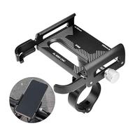 Lixada Soporte Móvil Bicicleta 360° Grados - Soporte de Teléfono de Aleación de Aluminio Giratorio / Soporte de Manillar Antideslizante para 60 mm a 100 mm (2,4-3,9Pulgadas)