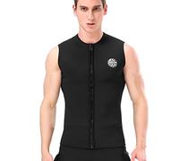 Lixada Traje de Neopreno de 3 mm Chaleco Superior Chaleco sin Mangas Cálido Térmico para Buceo Surf Natación Navegación