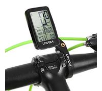 Lixada USB Recargable Inalámbrico Bicicleta Ciclismo Computadora Velocímetro Odómetro con Soporte de Montaje en Computadora