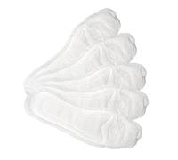 LIXBD 10 pares de plantillas de zapatos transpirables de algodón suave, almohadillas de absorción de sudor para caminar, entrenamiento, senderismo, correr (color blanco2, tamaño: 28 x 8 x 1 cm)