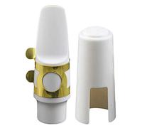 LIXBD Boquilla para saxofón Alto Saxofón Boquilla para Accesorios de Saxofón (Blanco)
