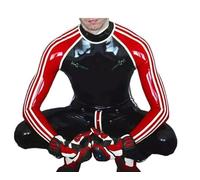 LIXIAAOOKWEDG Traje de látex Gummi para cosplay Kostüm Ganzanzug Uniforme Rennanzug 0.4 mm, excluyendo guantes