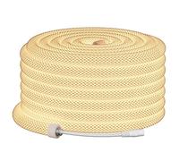 LIXIAOC 5M 360 Grados Redondo reticulado Tubo de neón Tenue Tira de luz LED DC24V Naturaleza fría Blanco cálido Alta Densidad Flexible 240 Leds/m IP67(3000K Warm White)