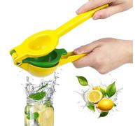 Lixiluxia Exprimidor Limon Manual, Exprimidor de Limones, Lemon Squeezer Anticáustico, Esprimidores de Naranjas Aleación de Aluminio, Escurridor de Limon para Cocina, Bar, Restaurante, Fácil de Limpia