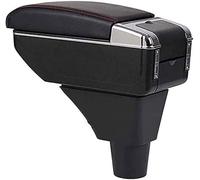 LIXINRU Caja de Reposabrazos Coche para Citroen C3 Picasso, Reposabrazos Doble Capa, Caja de Almacenamiento Consola Central