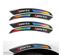 LIXINSHUNXIN Tira Anticolisión para BMW M5 Touring G99 2024 2025- | Textura De Fibra De Carbono, Pegatina Reflectante Colorida, Resina Epoxi De Alta Tenacidad, Adhesivo Impermeable, 4 Piezas